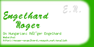 engelhard moger business card